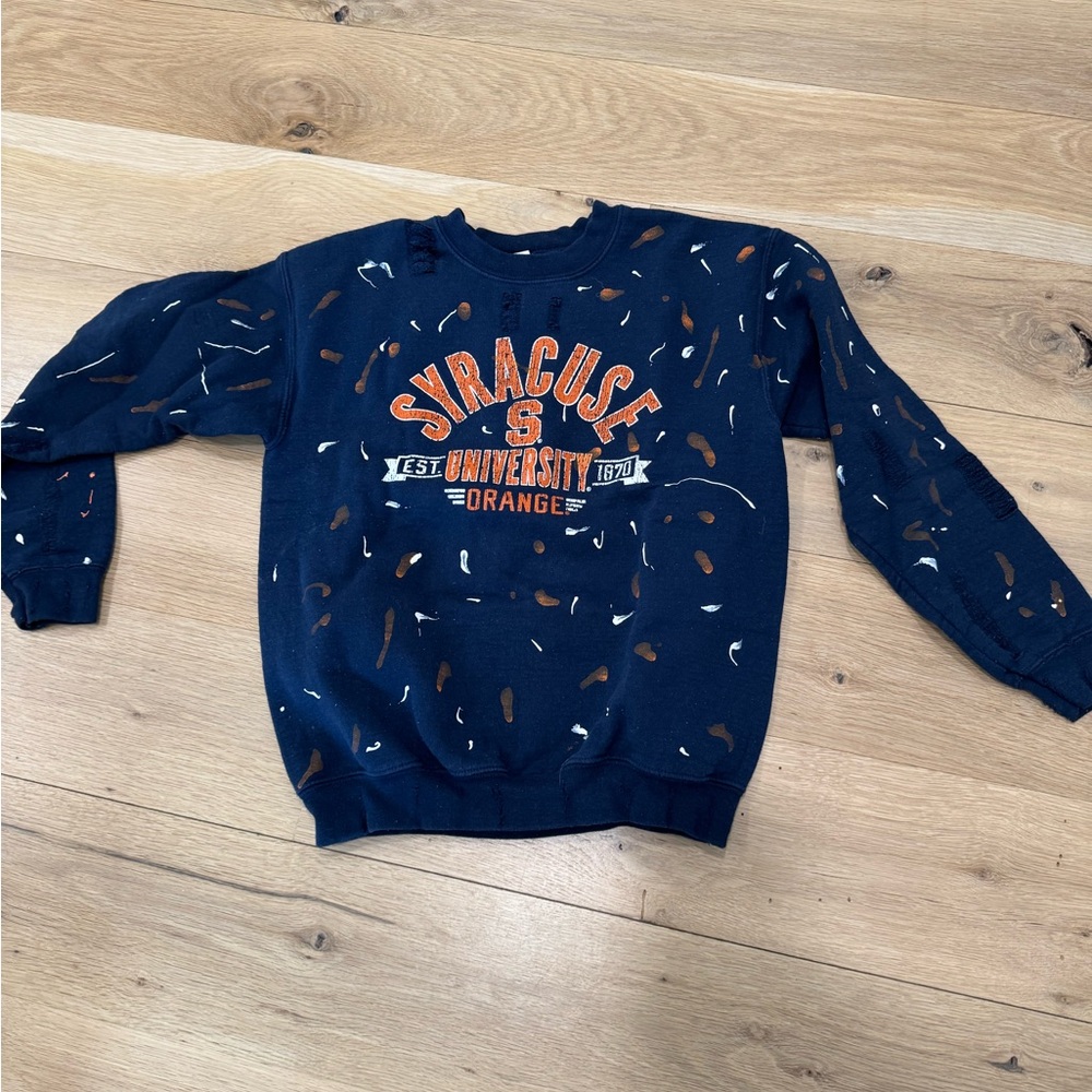 Distressed Kids Syracuse University Sweatshirt